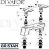 Bristan Sail Bath Filler Spares